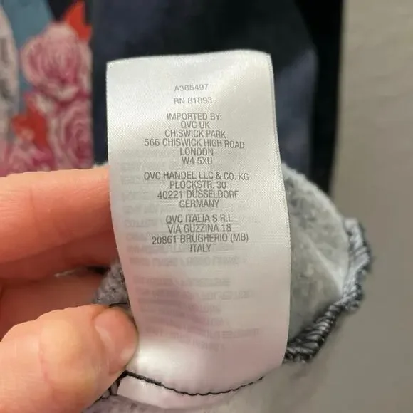 Peace Love World Grateful Skull Hoodie Charcoal Tie Dye Sz M Boho Grunge Casual - Picture 8 of 8